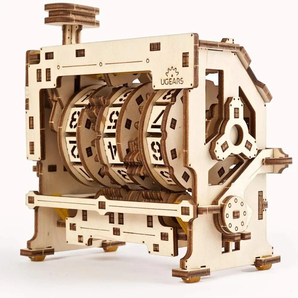 UGEARS STEM Lab 3D Puzzle Wood Model Kit Counter Wooden DIY Craft EASTER BASKET